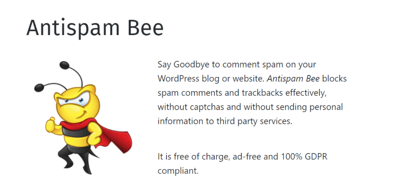 Antispam Bee anti-spam software