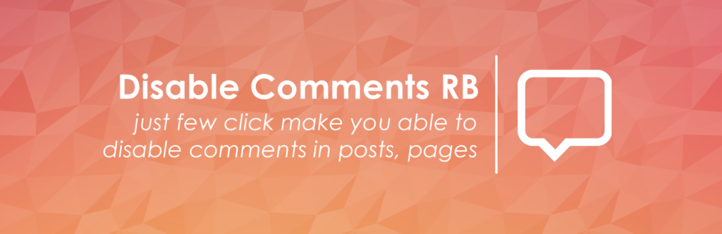 Disable Comments WordPress Software