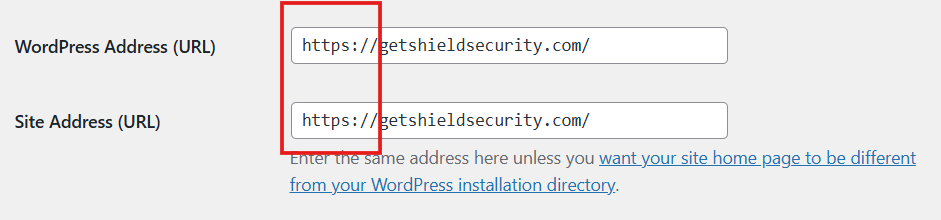 Forcing https across WordPress and site address