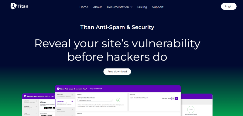 Titan web security software