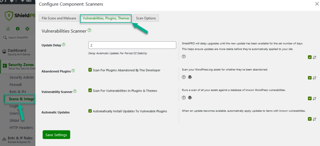 Shield Vulnerabilities Scanner