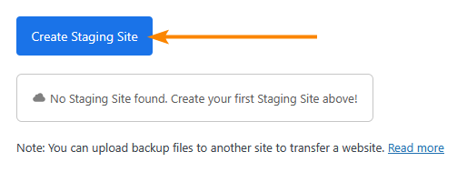 How to create a staging site with WP Staging