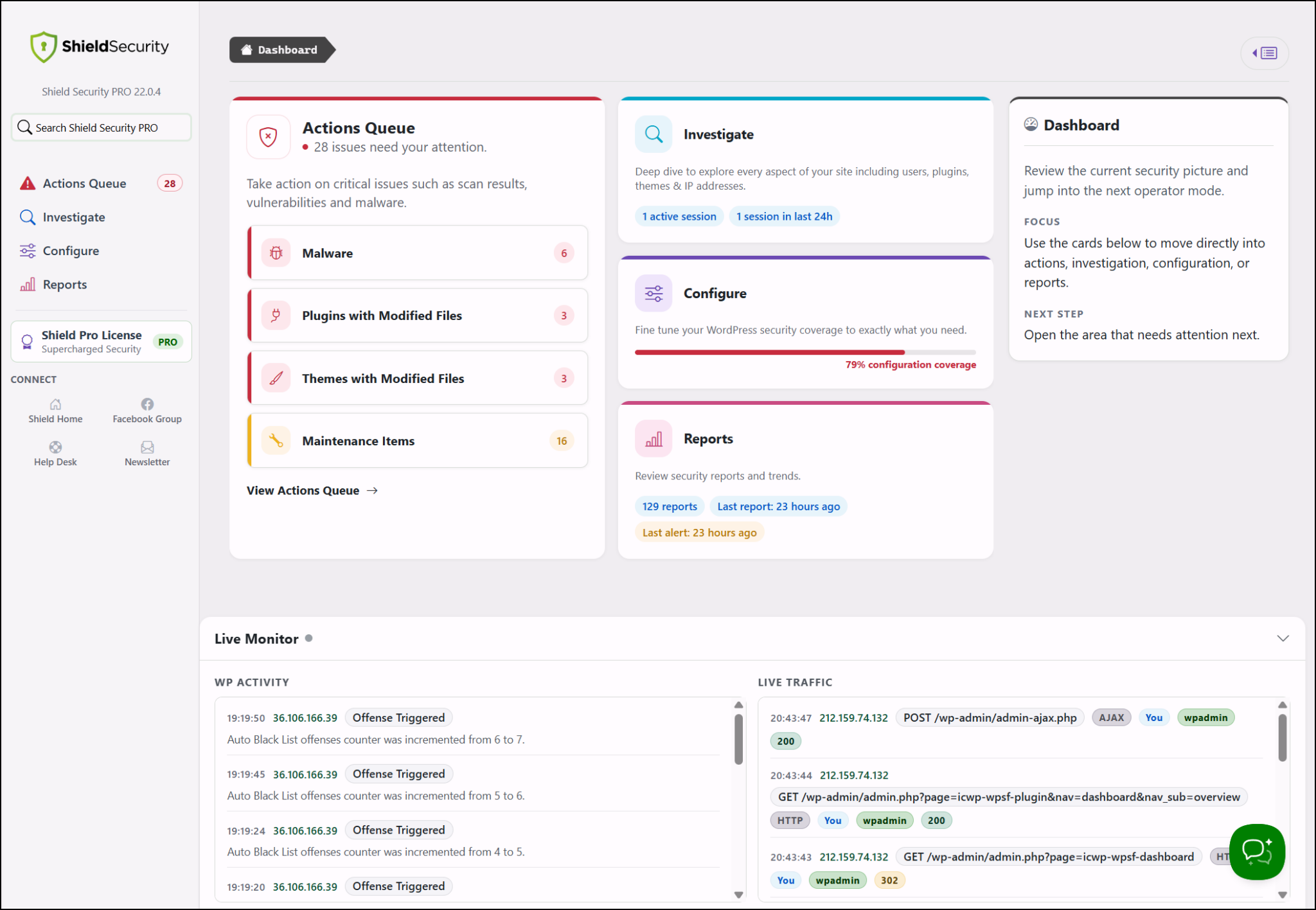 Shield Security for WordPress Release v22.0